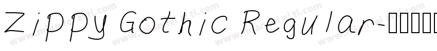 Zippy Gothic Regular字体转换
